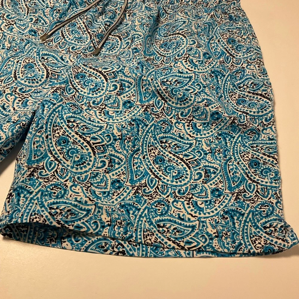 Peter Millar Men's Galapagos Paisley Swim Trunks, Sz XL - Picture 5 of 14